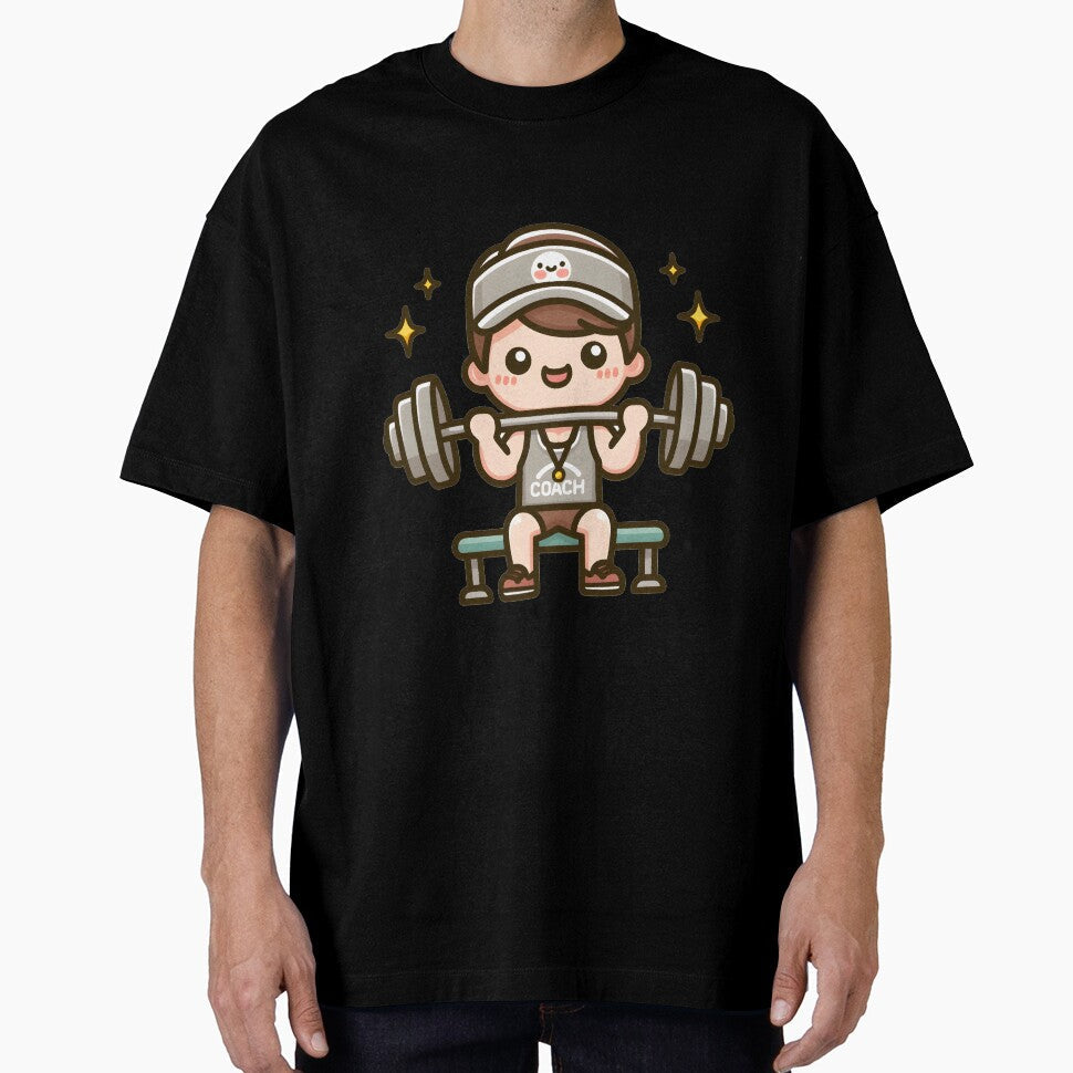 Kawaii Athletic Coach: Wearing A Tank Top by - Adult & Kids T-Shirts, Sweatshirts & Hoodies apparel design preview 1