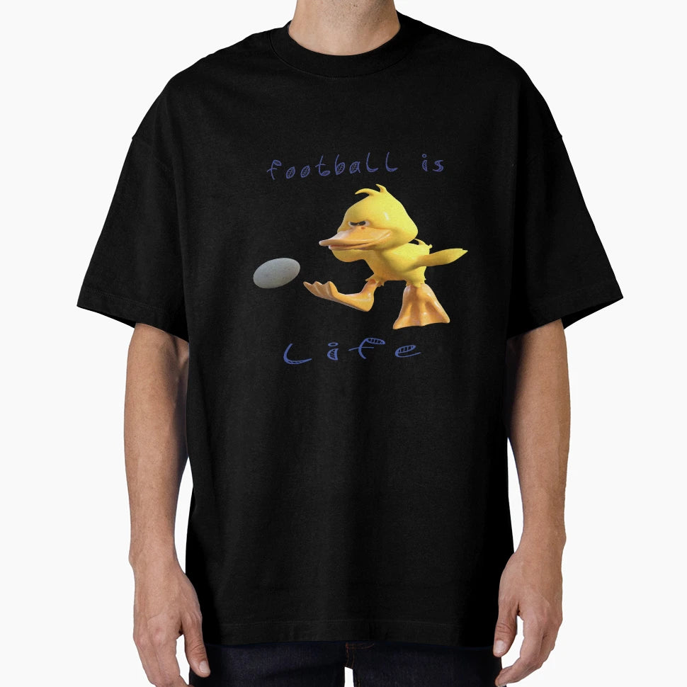Duck Footballl T-Shirt - Fun Novelty Design for Adults - T-Shirt, Sweatshirt, Hoodie