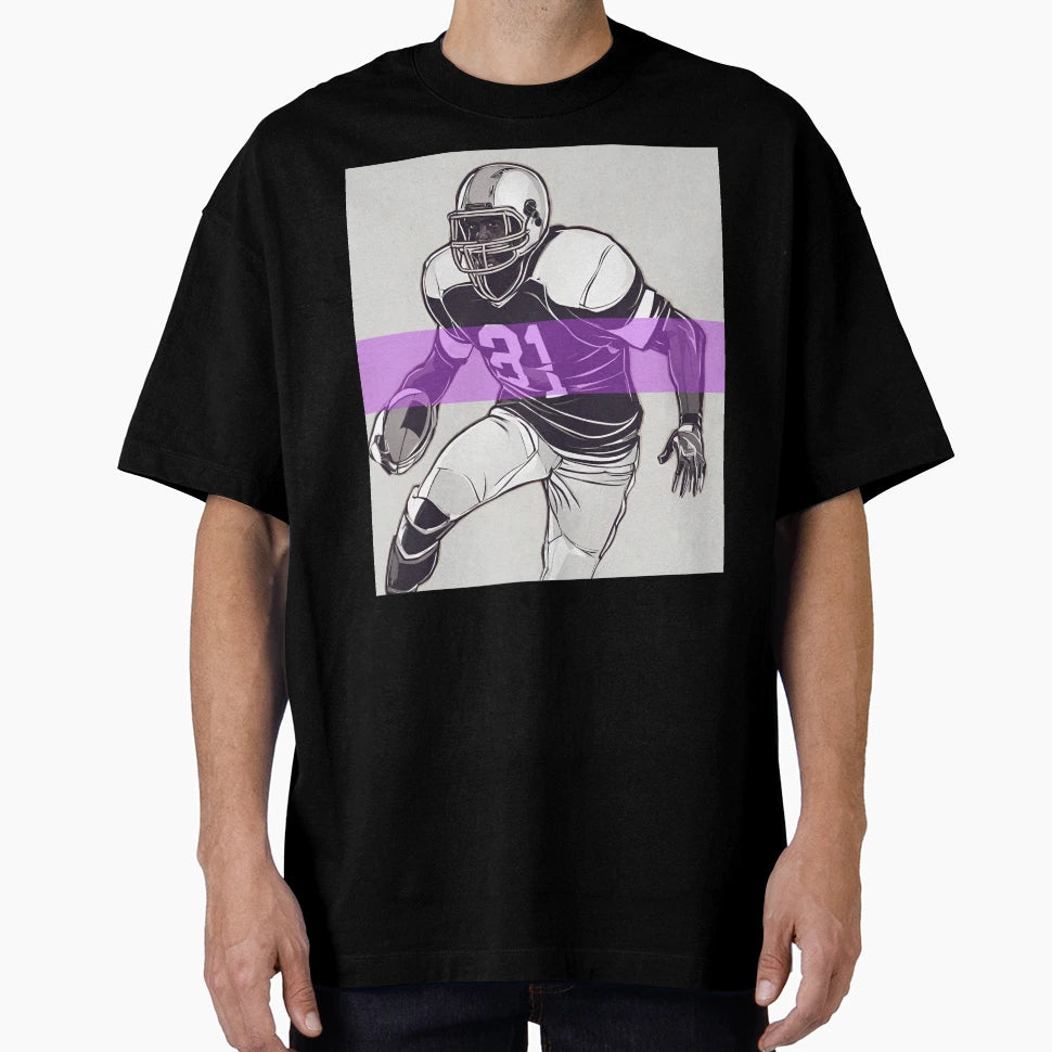 Football Player T-Shirt - Fun Novelty Design Men Women - T-Shirt, Sweatshirt, Hoodie
