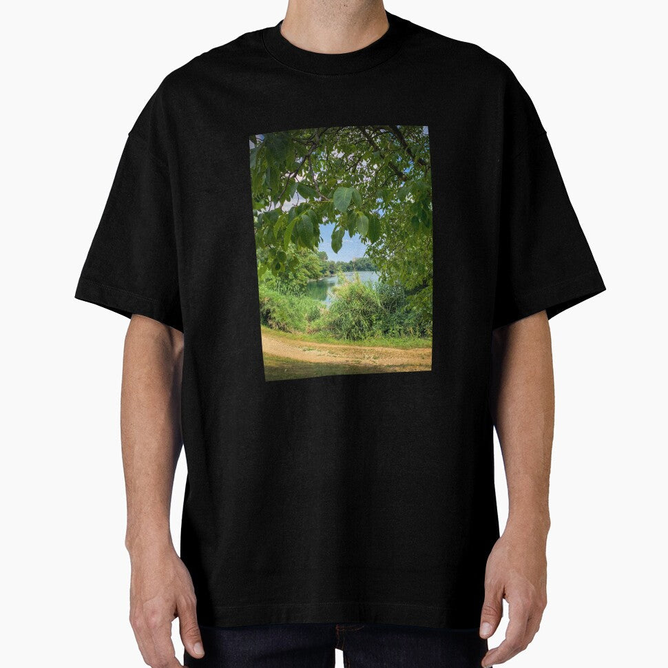 Nature Park Lake Trees Relax by eleonoraingrid - Adult & Kids T-Shirts, Sweatshirts & Hoodies apparel design preview 1