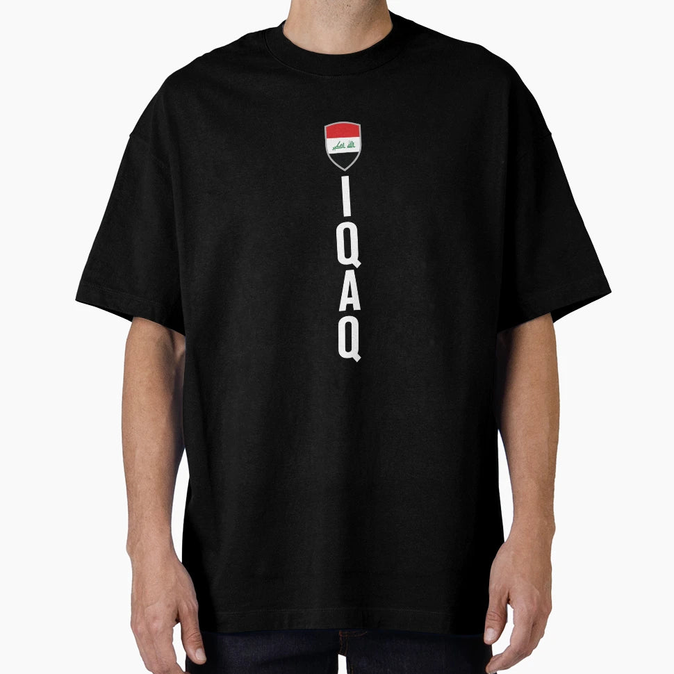 Iraq Flag National Team T-Shirt - Graphic Print Men Women - T-Shirt, Sweatshirt, Hoodie