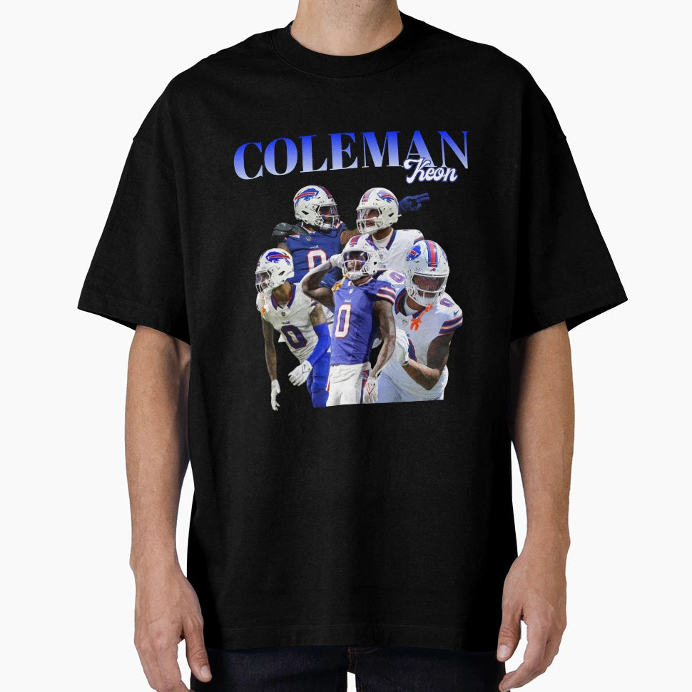 Keon Coleman Bills T-Shirt - Unique Graphic for Adults - T-Shirt, Sweatshirt, Hoodie