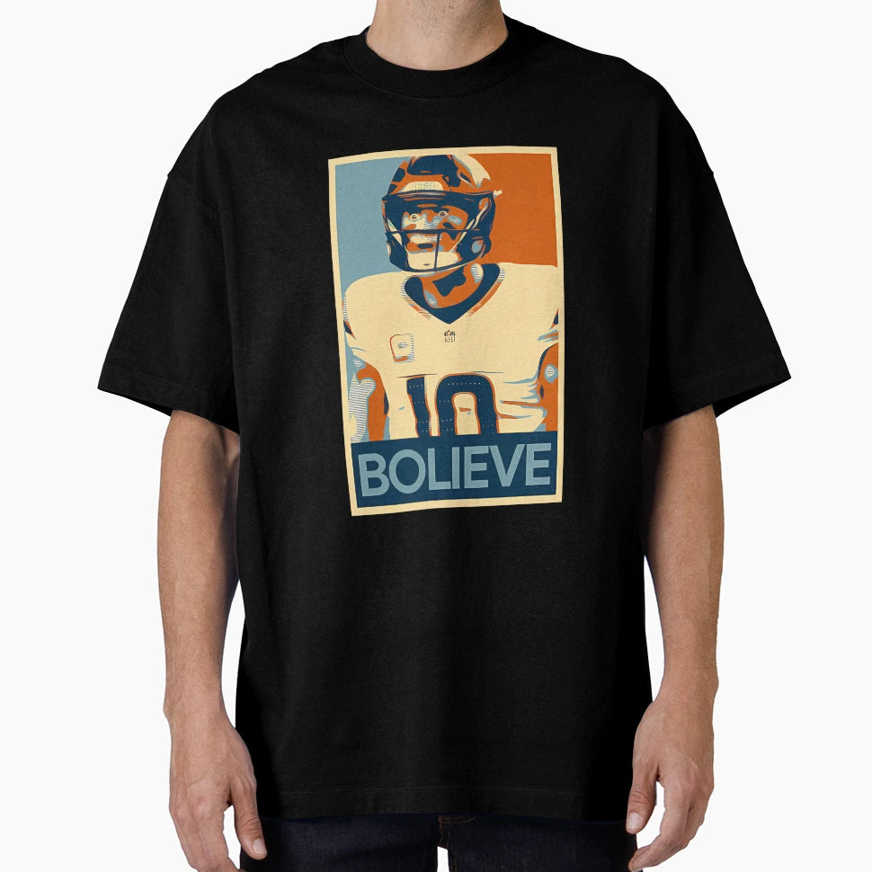 Bo Nix Bolieve Denver Broncos Nfl T-Shirt - Unique Graphic for Adults - T-Shirt, Sweatshirt, Hoodie