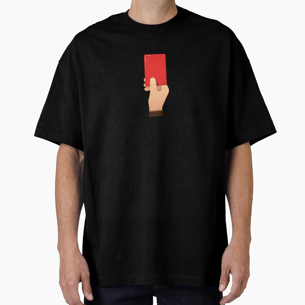 Red Card for Bad Vibes by VasInd - Adult & Kids T-Shirts, Sweatshirts & Hoodies apparel design preview 1