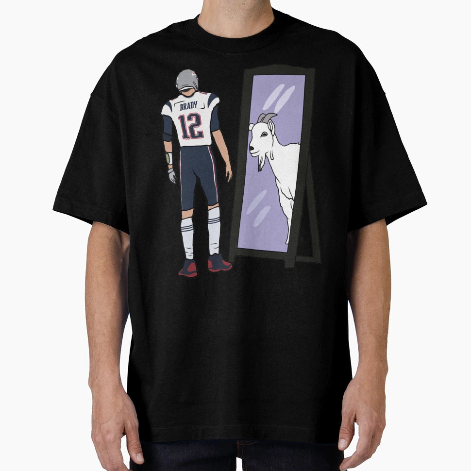 Brady Mirror Goat T-Shirt - Novelty Apparel for Adults - T-Shirt, Sweatshirt, Hoodie