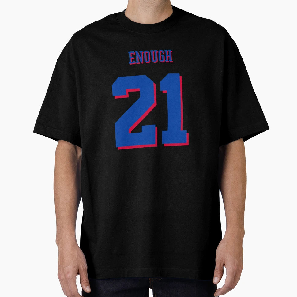 Joel Embiid Enough Blm No 21 T-Shirt - Novelty Apparel Men Women - T-Shirt, Sweatshirt, Hoodie