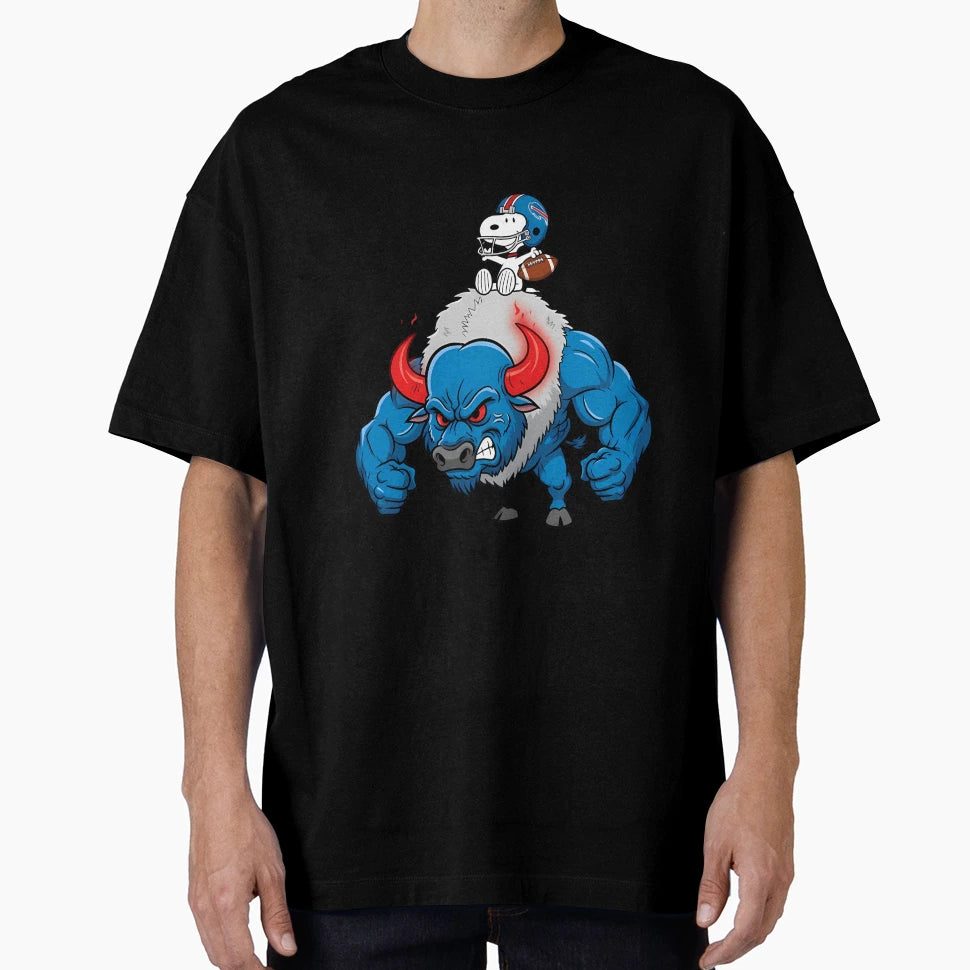 Buffalo And Snoopy Bills Football T-Shirt - Aesthetic Graphic Unisex - T-Shirt, Sweatshirt, Hoodie