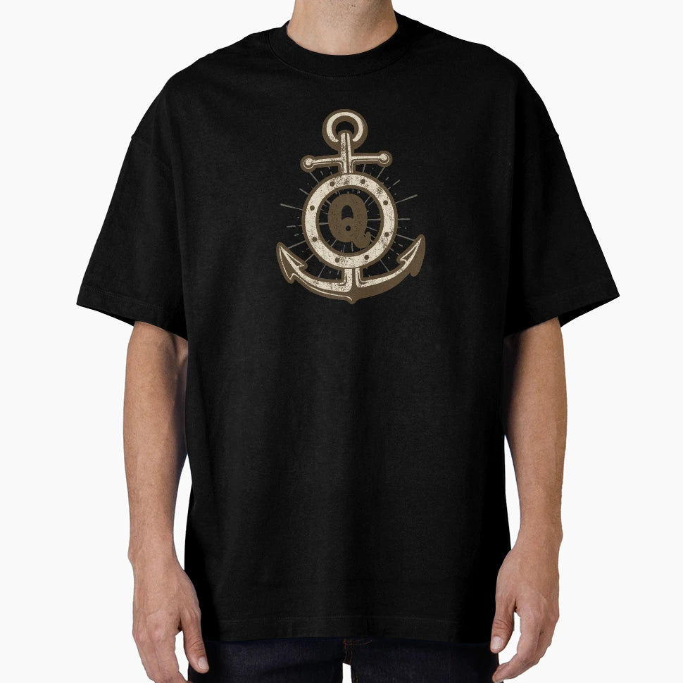 Monogram Q Anchor T-Shirt - Graphic Print for Adults - T-Shirt, Sweatshirt, Hoodie