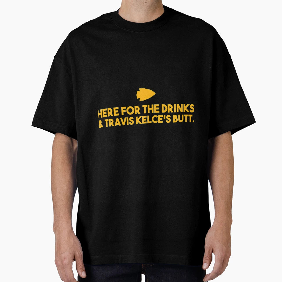 Here Drinks And TK T Shirthere Drinks T-Shirt - Novelty Apparel for Adults - T-Shirt, Sweatshirt, Hoodie