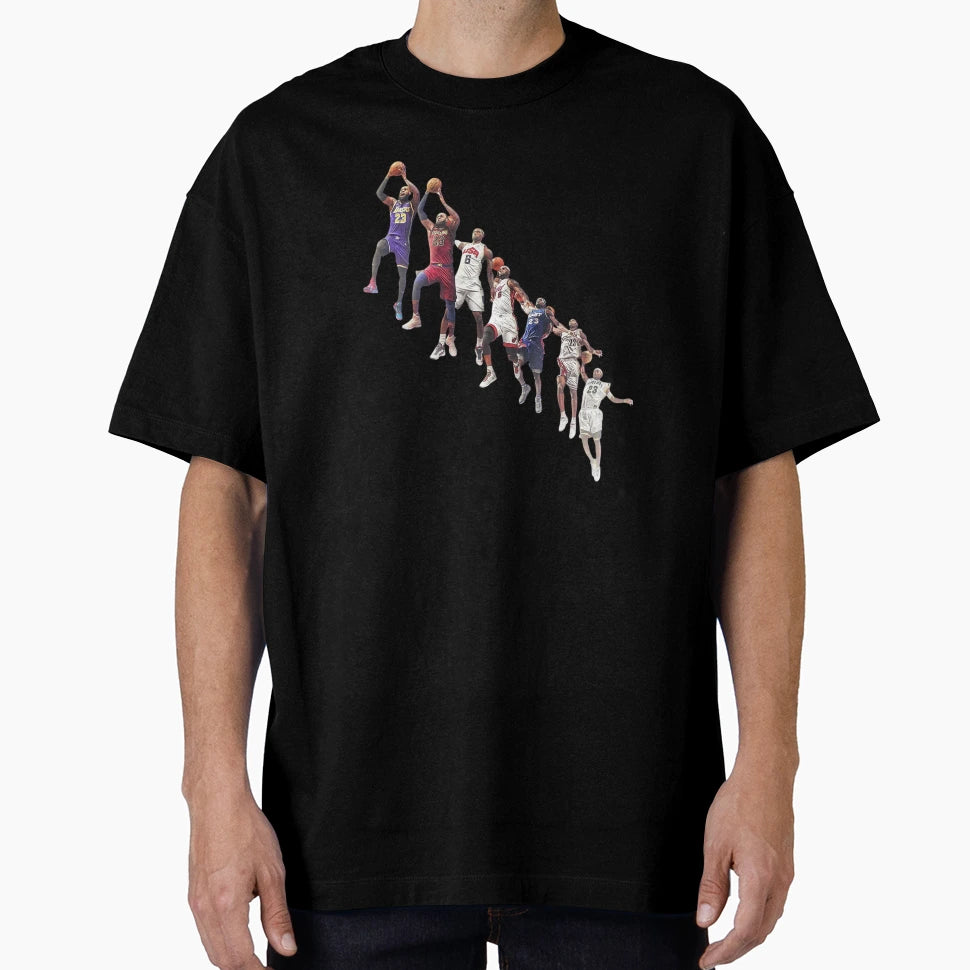 Lebron Evolution Dunk T-Shirt - Graphic Print Unisex - T-Shirt, Sweatshirt, Hoodie