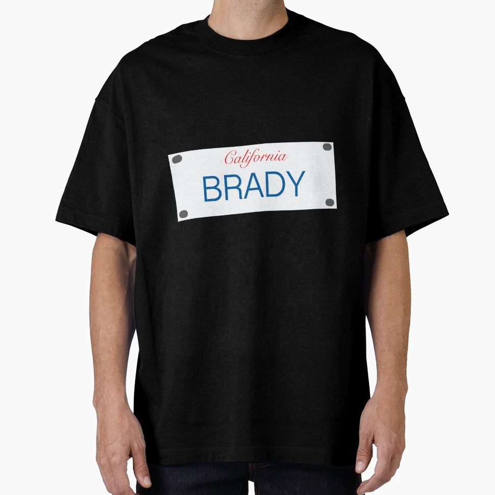 California License Plate Names Brady T-Shirt - Custom Art Print Men Women - T-Shirt, Sweatshirt, Hoodie