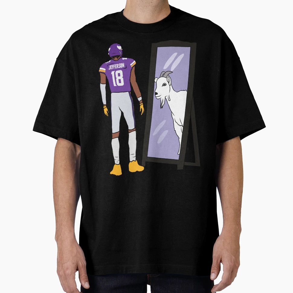 JJ Mirror Goat T-Shirt - Streetwear Style for Adults - T-Shirt, Sweatshirt, Hoodie
