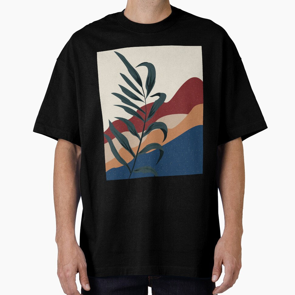 Colored Desert and leaf by SGS- - Adult & Kids T-Shirts, Sweatshirts & Hoodies apparel design preview 1