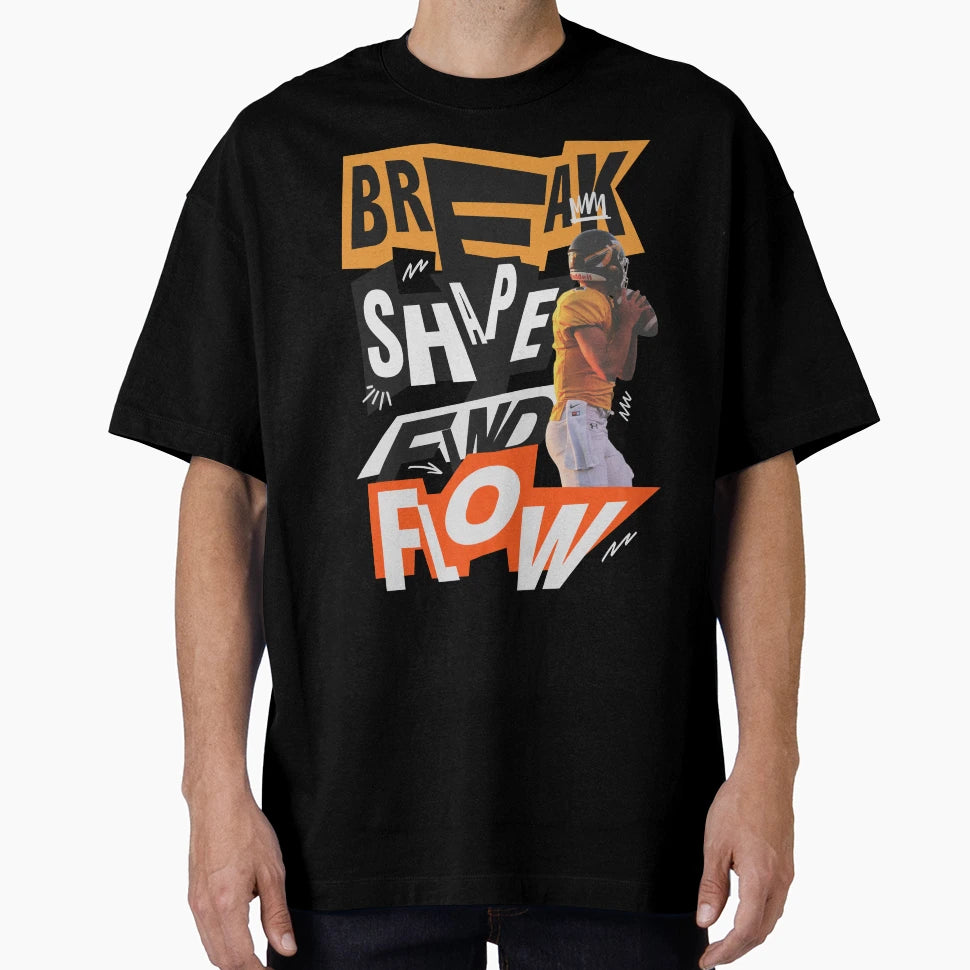 Break Shape And Flow Football Collage T-Shirt - Novelty Apparel Men Women - T-Shirt, Sweatshirt, Hoodie