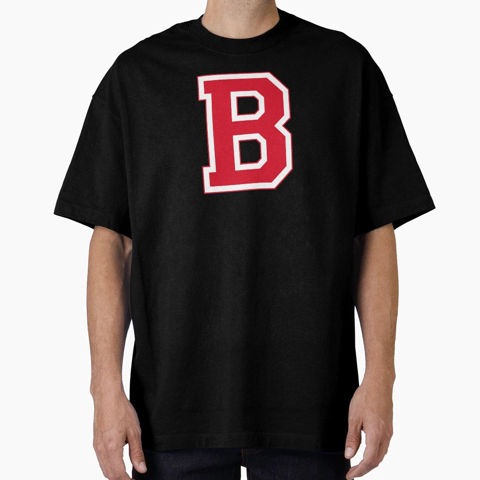 Red Varsity Letter B T-Shirt - Aesthetic Graphic Men Women - T-Shirt, Sweatshirt, Hoodie