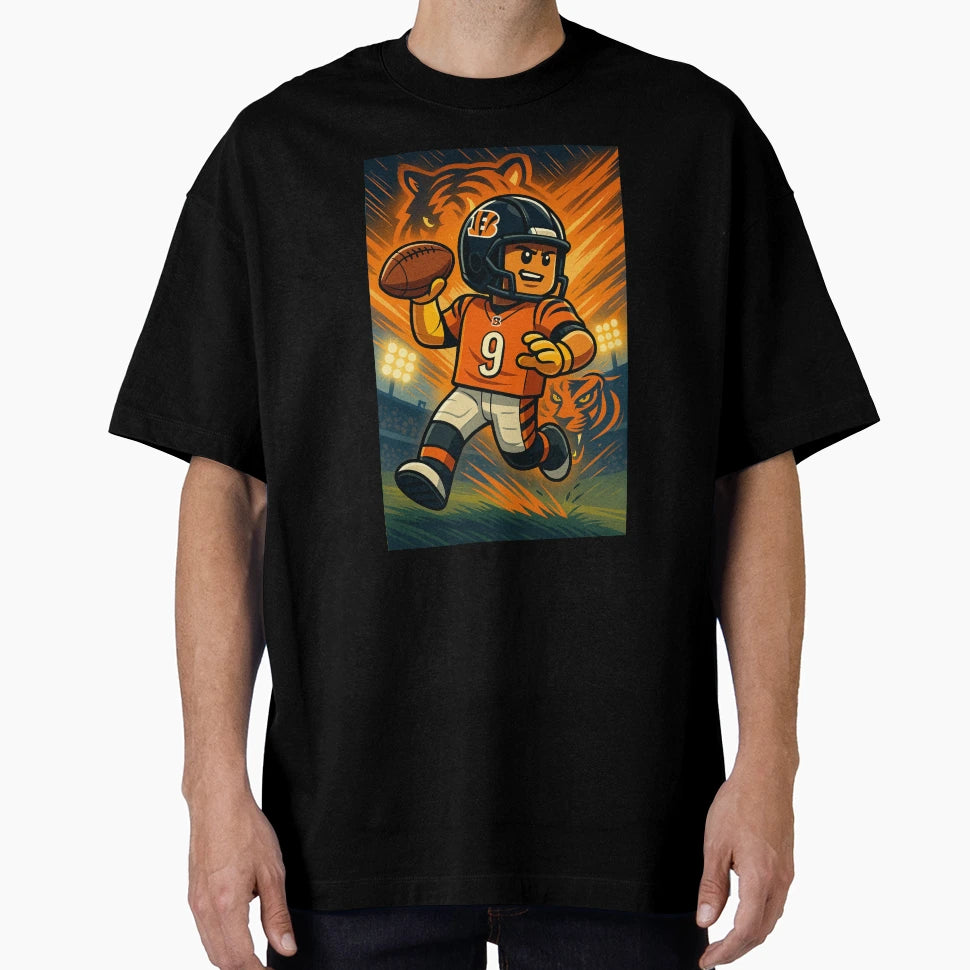 Block Burrow T-Shirt - Unique Graphic Unisex - T-Shirt, Sweatshirt, Hoodie