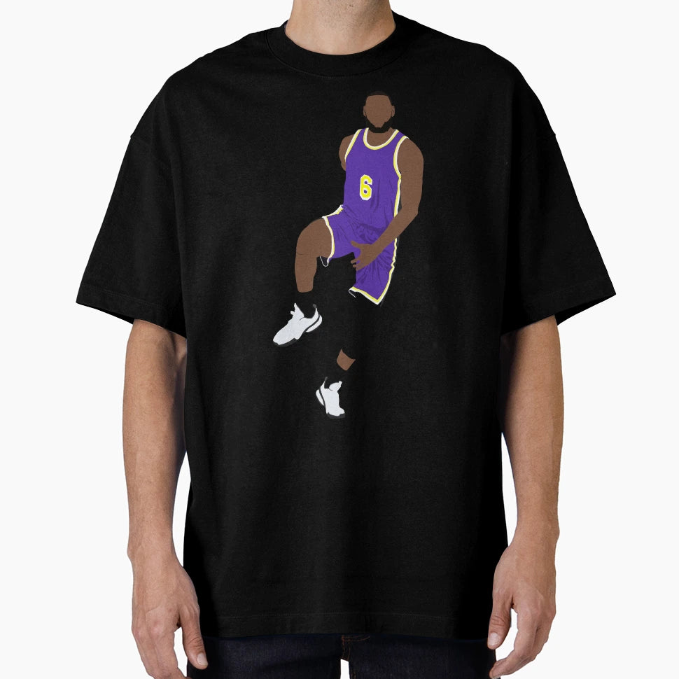 Lebron James Big Balls Celebration T-Shirt - Minimalist Print Unisex - T-Shirt, Sweatshirt, Hoodie
