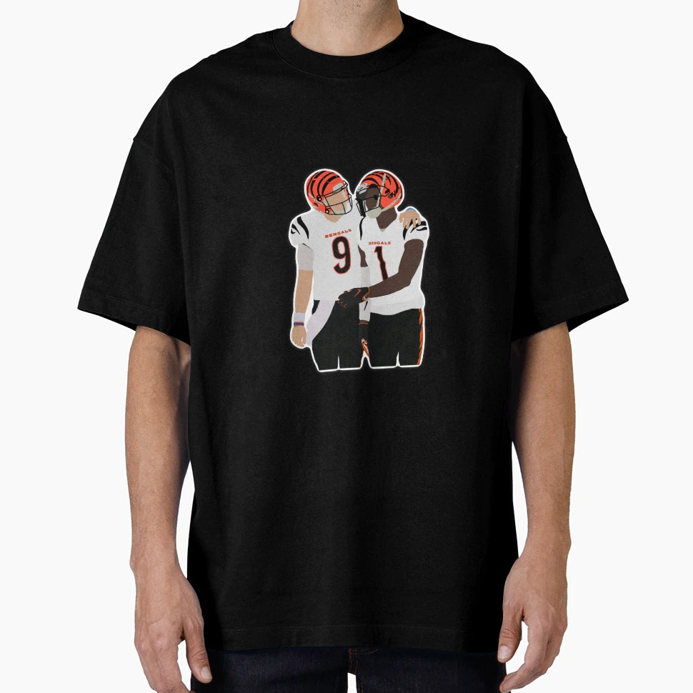 JB And Jamarr Chase T-Shirt - Aesthetic Graphic for Adults - T-Shirt, Sweatshirt, Hoodie
