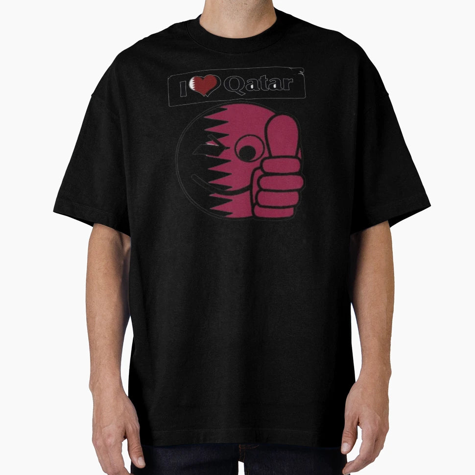I Love Qatar 2022 T-Shirt - Custom Art Print for Adults - T-Shirt, Sweatshirt, Hoodie