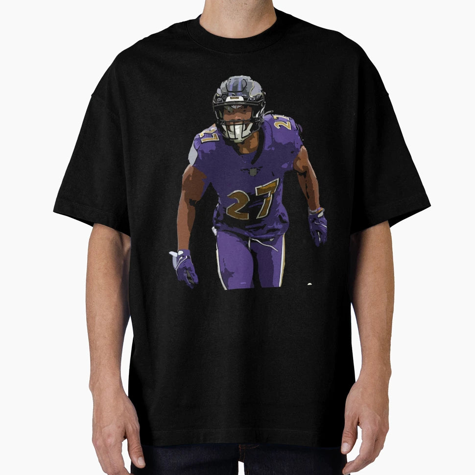 Jk Dobbins T-Shirt - Minimalist Print for Adults - T-Shirt, Sweatshirt, Hoodie