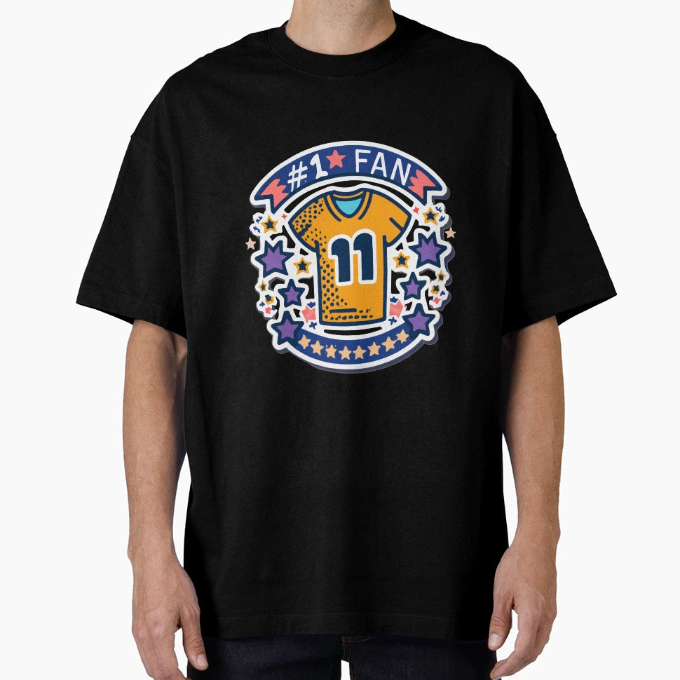 Baseball Mom 1 Fan Jersey T-Shirt - Aesthetic Graphic Unisex - T-Shirt, Sweatshirt, Hoodie
