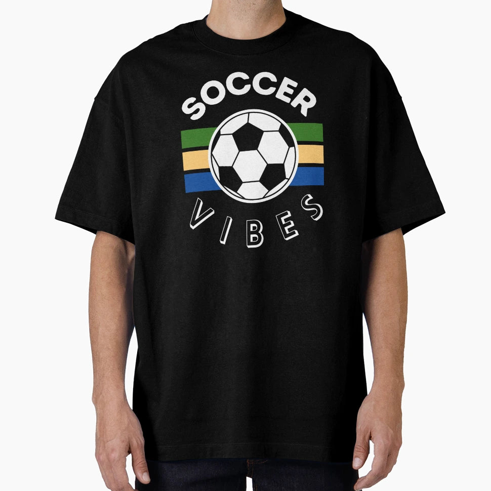 Soccer Vibes T-Shirt - Custom Art Print Men Women - T-Shirt, Sweatshirt, Hoodie