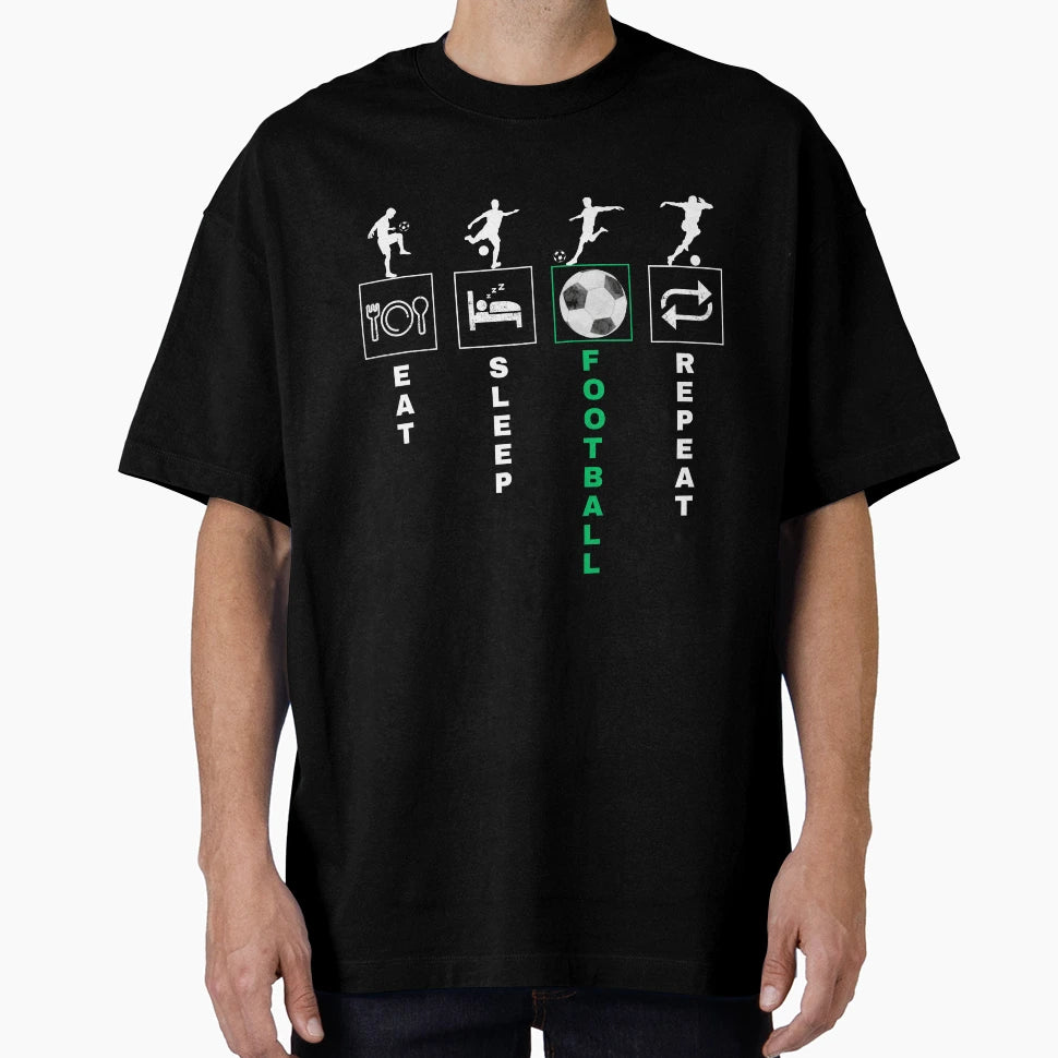Football 24 7 T-Shirt - Minimalist Print Men Women - T-Shirt, Sweatshirt, Hoodie