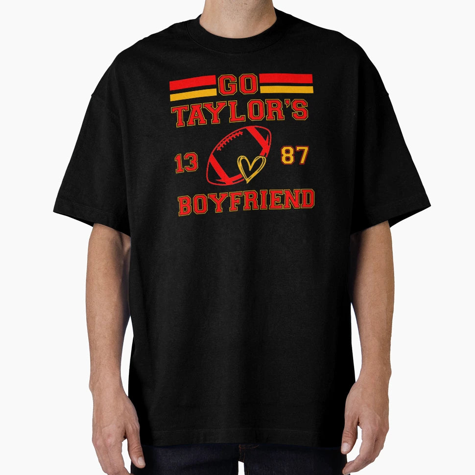 Go Taylors Boyfriend T-Shirt - Graphic Print Men Women - T-Shirt, Sweatshirt, Hoodie