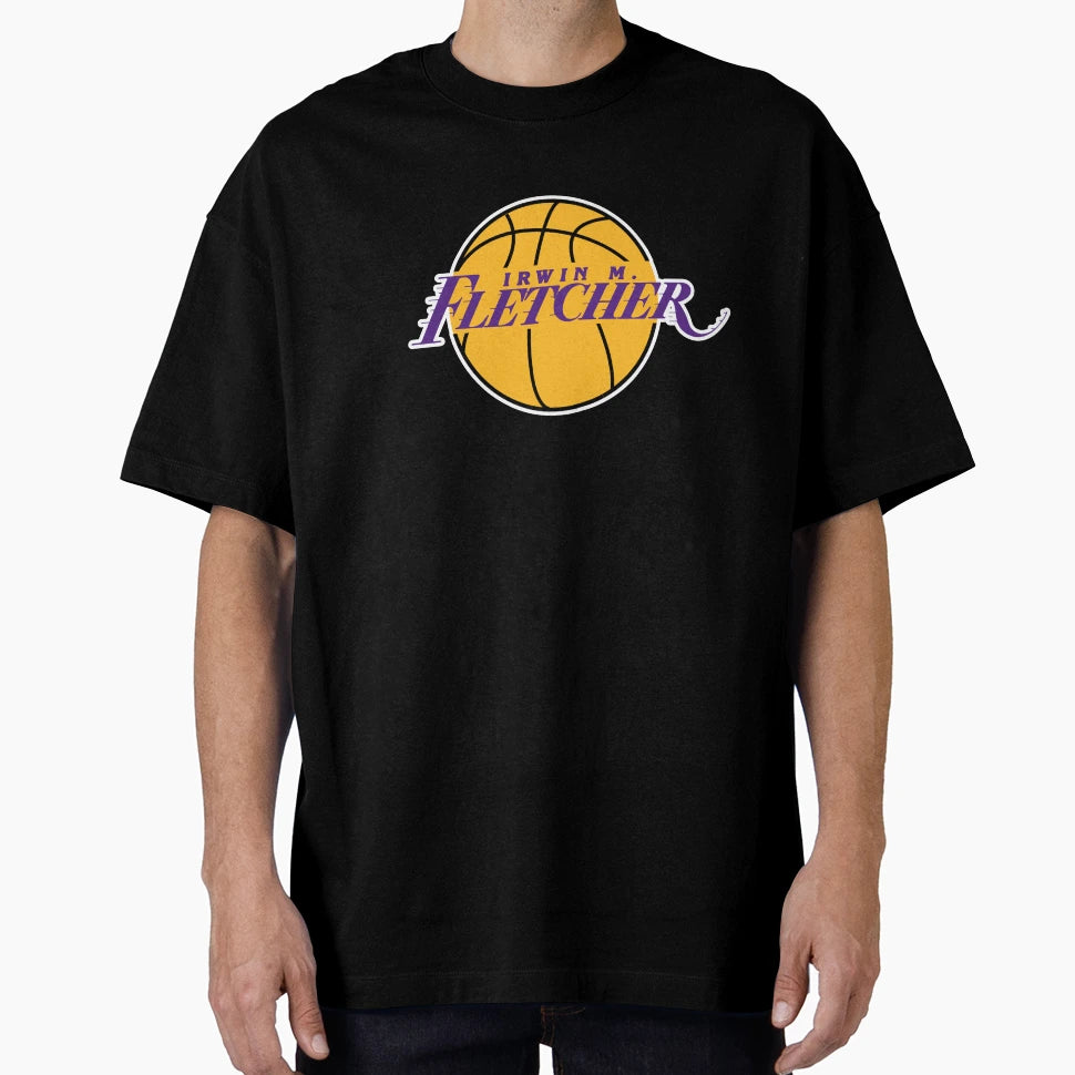 Fletch Irwin M Fletcher La Lakers T-Shirt - Minimalist Print for Adults - T-Shirt, Sweatshirt, Hoodie