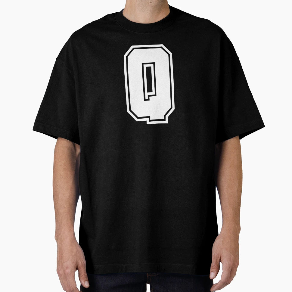 Letter Q T-Shirt - Minimalist Print Unisex - T-Shirt, Sweatshirt, Hoodie