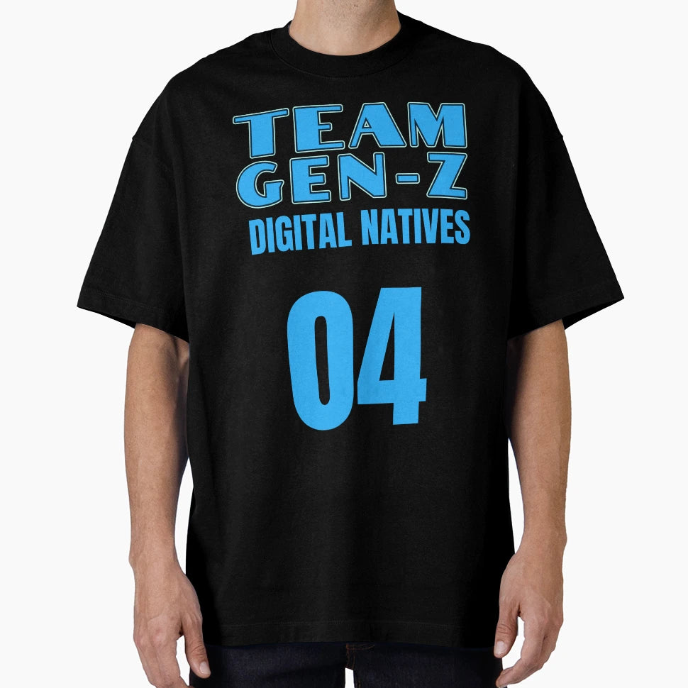Team Gen Z Digital Natives Generation T-Shirt - Custom Art Print Men Women - T-Shirt, Sweatshirt, Hoodie