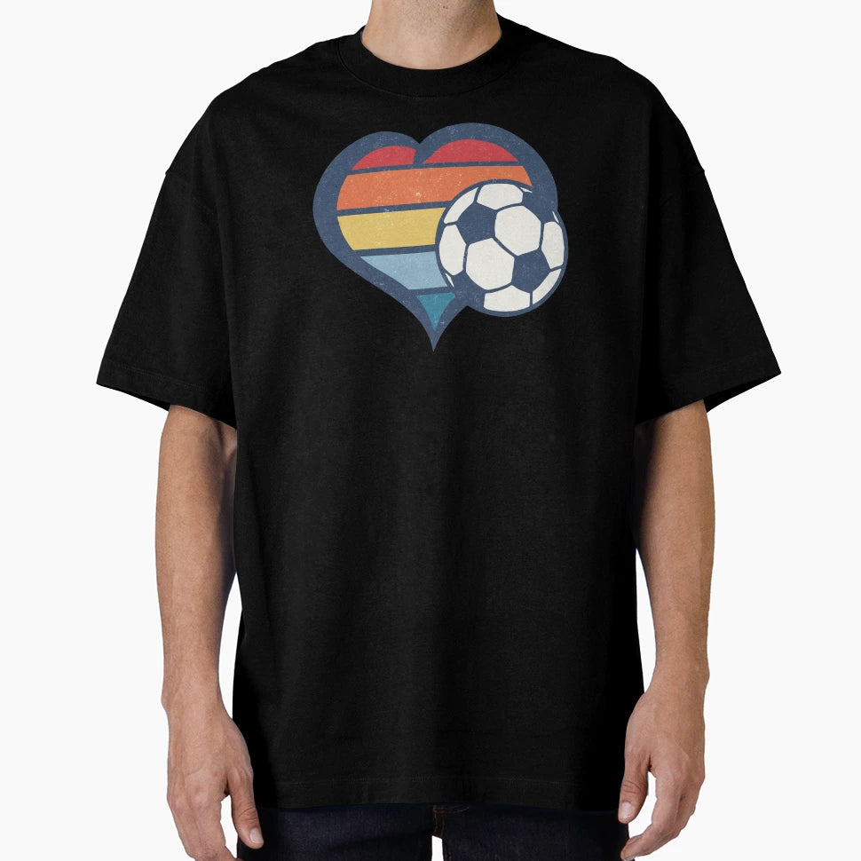 Soccer Heart Football Heart Love Soccer T-Shirt - Unique Graphic Men Women - T-Shirt, Sweatshirt, Hoodie