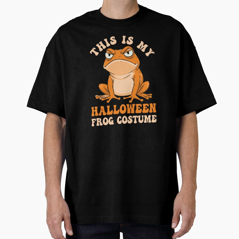 Frog Costume Funny This Is My Halloween by alenaz - Adult & Kids T-Shirts, Sweatshirts & Hoodies apparel design preview 1