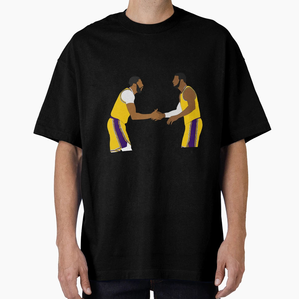 Lebron And Anthony Davis T-Shirt - Streetwear Style for Adults - T-Shirt, Sweatshirt, Hoodie
