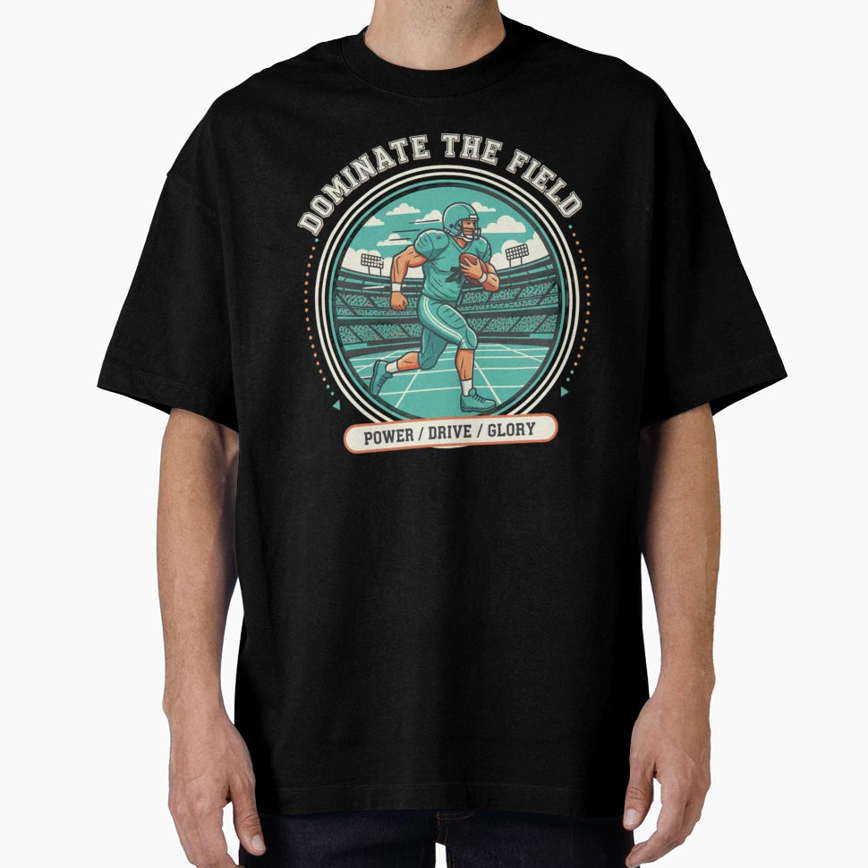 American Football Dominates Field T-Shirt - Custom Art Print for Adults - T-Shirt, Sweatshirt, Hoodie