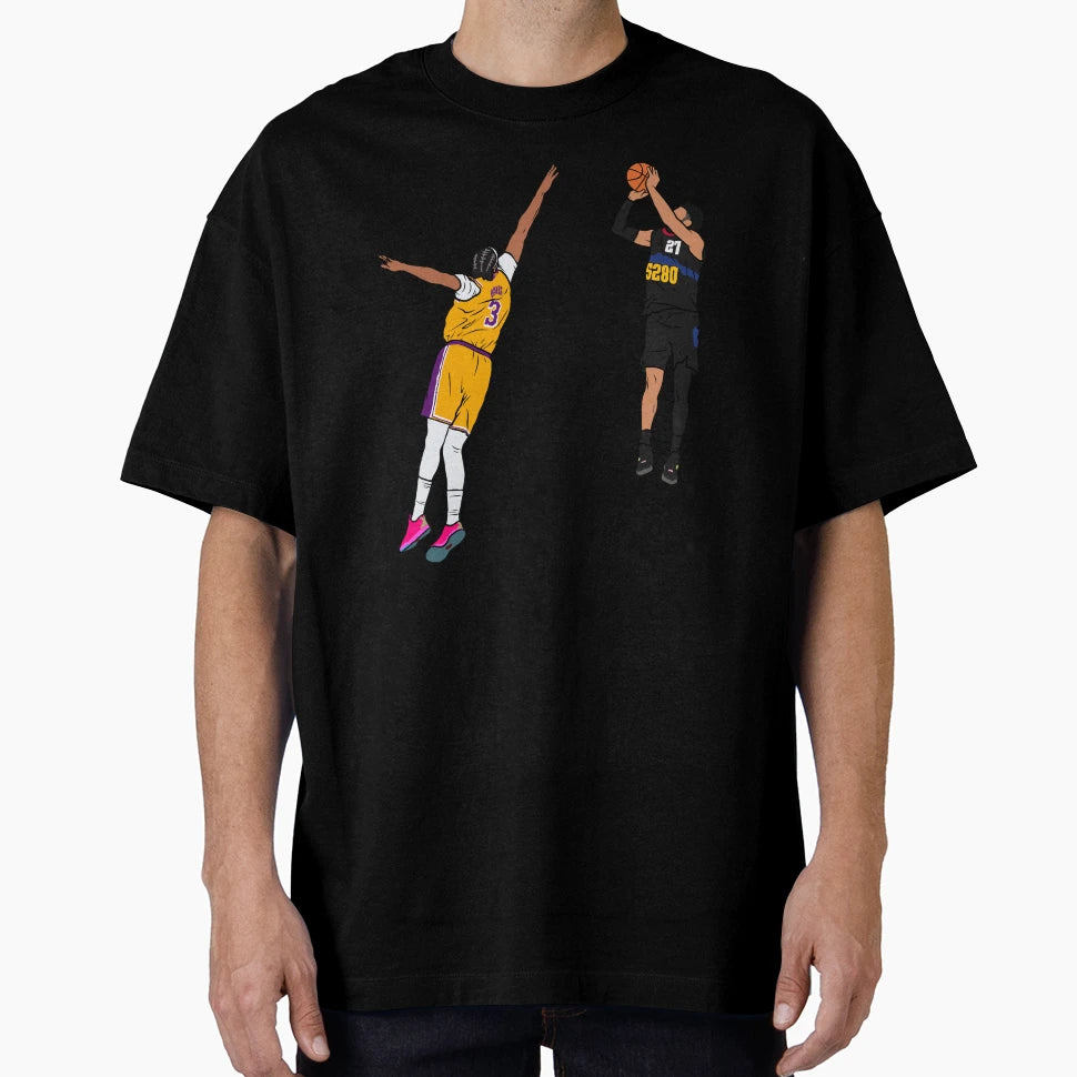 Jamal Murray Game Winner Over Ad T-Shirt - Minimalist Print Unisex - T-Shirt, Sweatshirt, Hoodie