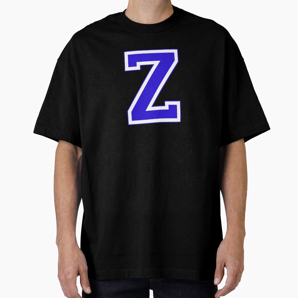 Varsity Letter Z T-Shirt - Trendy Graphic Unisex - T-Shirt, Sweatshirt, Hoodie