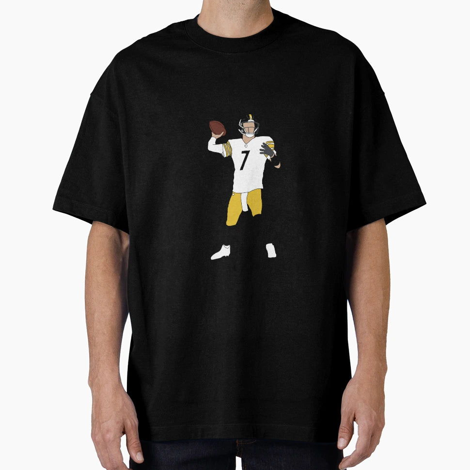 Pittsburgh Steelers Ben Roethlisberger T-Shirt - Graphic Print Men Women - T-Shirt, Sweatshirt, Hoodie