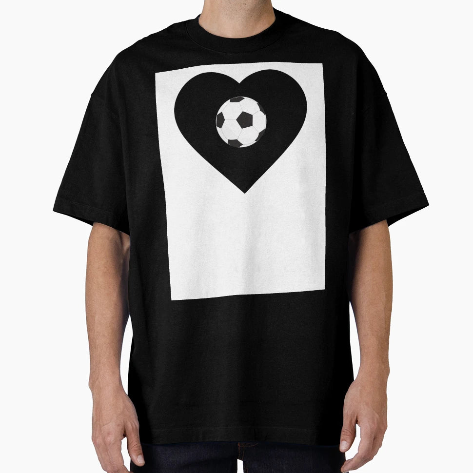 Football Heart T-Shirt - Fun Novelty Design for Adults - T-Shirt, Sweatshirt, Hoodie