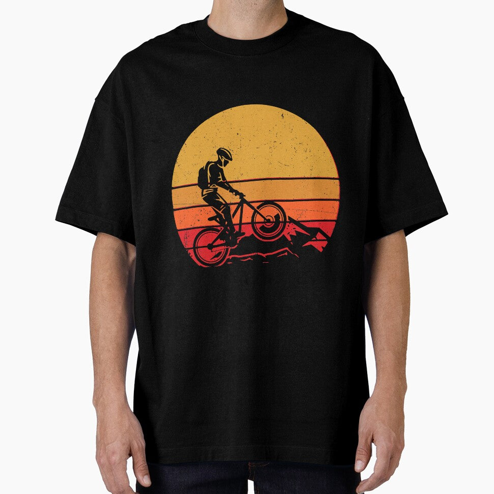 Vintage Mtb Downhill Biking Cycling by SkyCloudBlue - Adult & Kids T-Shirts, Sweatshirts & Hoodies apparel design preview 1