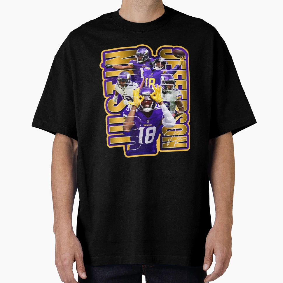 JJ Football Star Mvp T-Shirt - Custom Art Print Unisex - T-Shirt, Sweatshirt, Hoodie