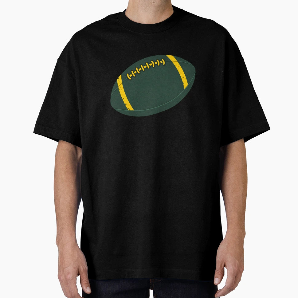 Green Football Season T-Shirt - Minimalist Print for Adults - T-Shirt, Sweatshirt, Hoodie