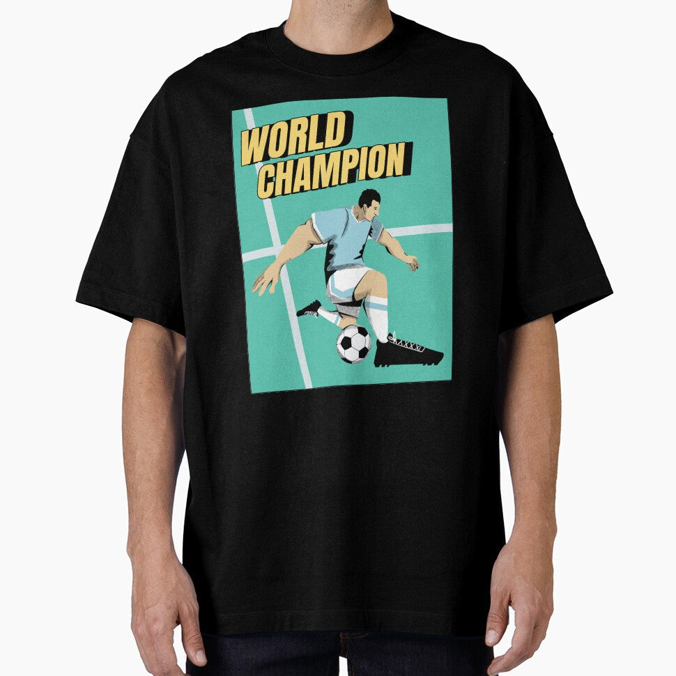 World Champion Soccer Design by Artpace - Adult & Kids T-Shirts, Sweatshirts & Hoodies apparel design preview 1