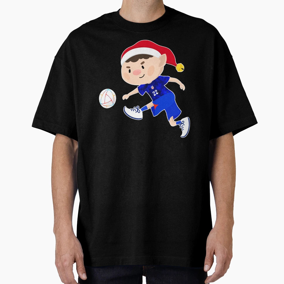 Usa World Cup Elf T-Shirt - Trendy Graphic for Adults - T-Shirt, Sweatshirt, Hoodie