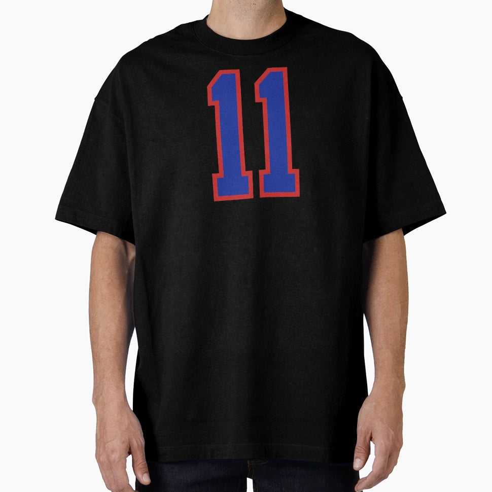 Number 11 Blue Red Sports Jersey T-Shirt - Streetwear Style Men Women - T-Shirt, Sweatshirt, Hoodie