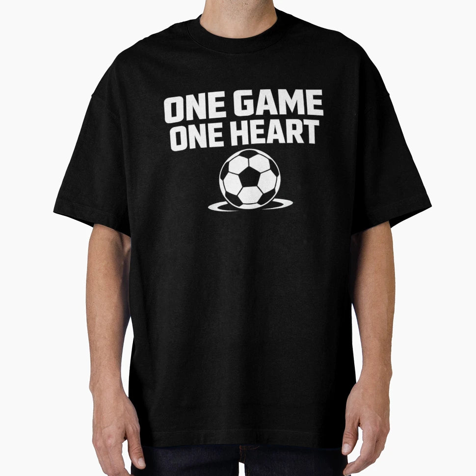 One Game One Heart Sports T-Shirt - Streetwear Style for Adults - T-Shirt, Sweatshirt, Hoodie