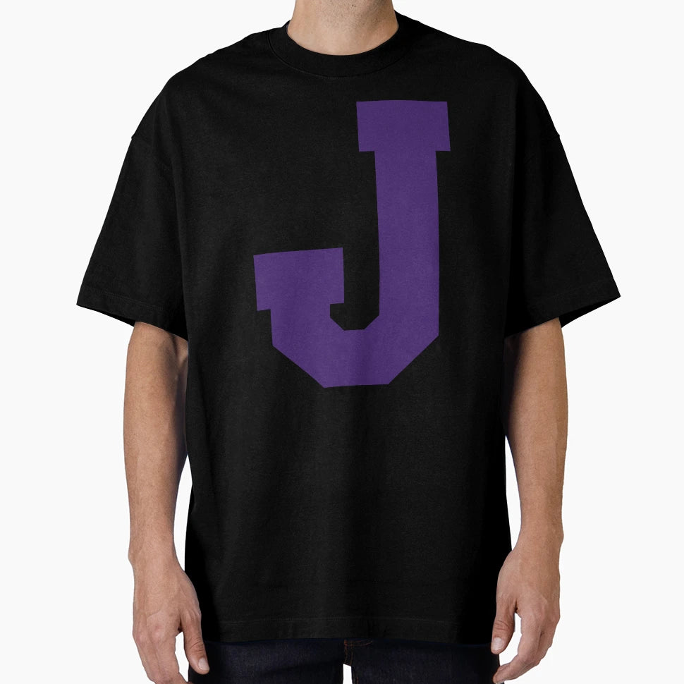 Alphabet Purple J Sports Letter J T-Shirt - Unique Graphic for Adults - T-Shirt, Sweatshirt, Hoodie