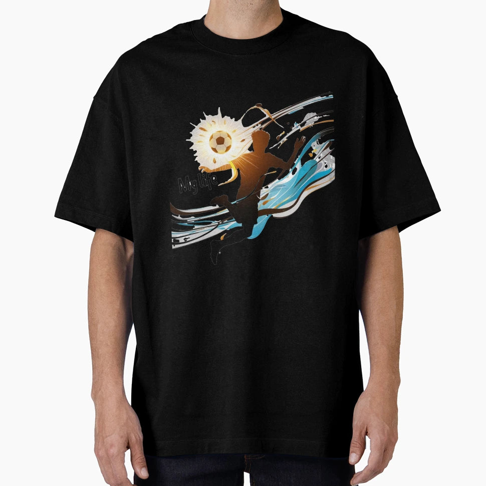Football Soccer Passion My Life T-Shirt - Fun Novelty Design Men Women - T-Shirt, Sweatshirt, Hoodie
