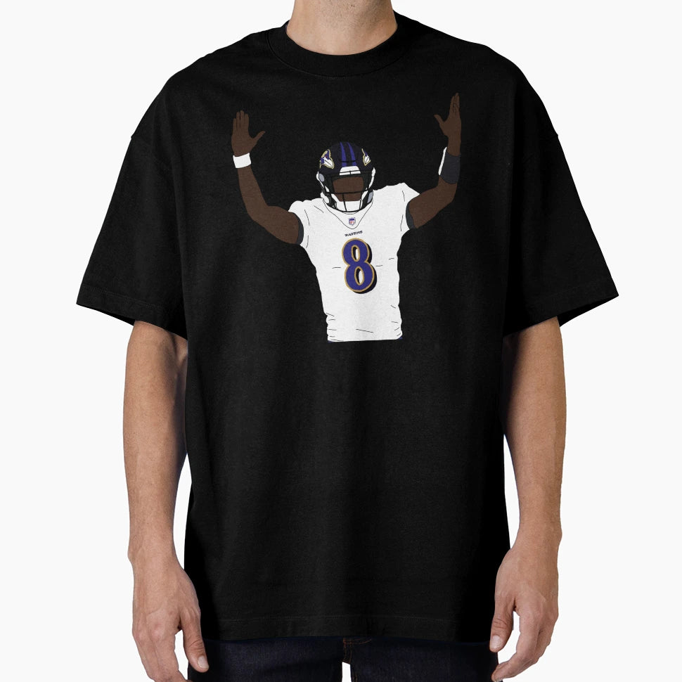 LJ Baltimore Ravens Touchdown T-Shirt - Streetwear Style Unisex - T-Shirt, Sweatshirt, Hoodie