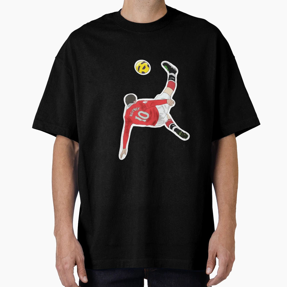 Wayne Rooney Bicycle Goal T-Shirt - Aesthetic Graphic for Adults - T-Shirt, Sweatshirt, Hoodie
